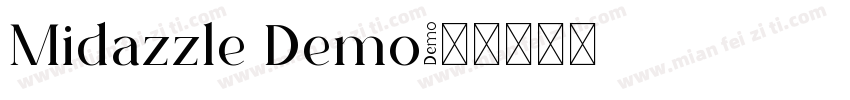 Midazzle Demo字体转换